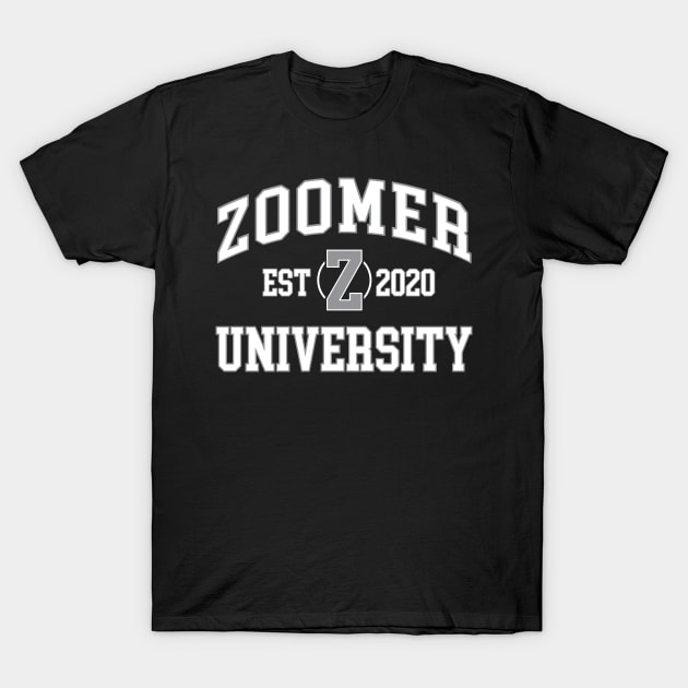 Zoomer University T-Shirt by WMKDesign